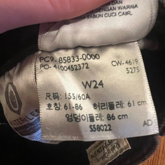 Levi's Black Distressed Jean Shorts - Picture 5 of 5